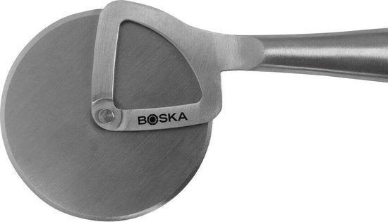 Coupe-pizza Boska Copenhagen - Lavable au lave-vaisselle - Rouleau - Ne vacille pas - Acier inoxydable