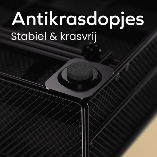 KitchenBrothers Porte-capsules de café - Porte-capsules - Compatible avec Nespresso - 60 capsules - Porte-capsules - Avec tiroir - Noir