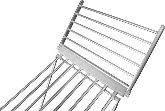 Étendoir électrique - Vlectro - 147x54x94 cm - 220V - 230W -Blanc/Argent
