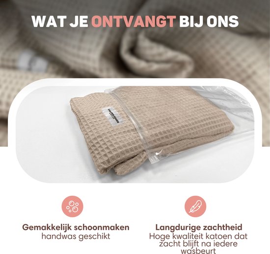 Vulpes Goods® BabyCare - Drap d'allaitement - Drap d'allaitement - Drap de protection - 100% OEKO- Tex, respirant - Drap d'allaitement hydrophile pour un allaitement confortable - Cadeau de naissance - Cadeau de maternité - Gaufré