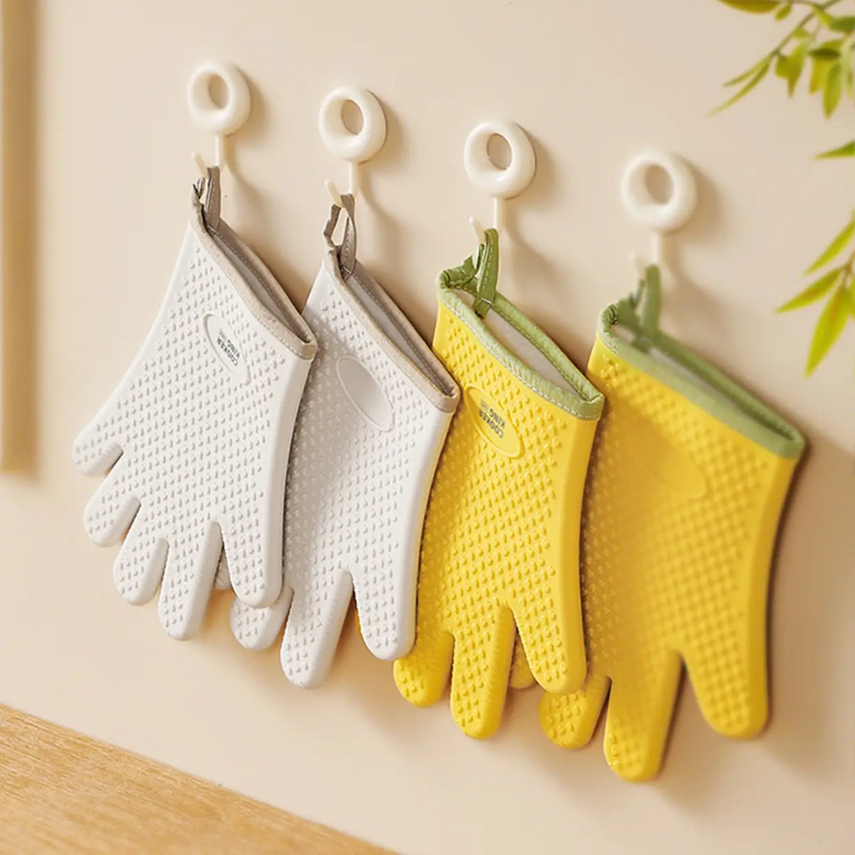 Gant de cuisine COOKER KING - antidérapant - jaune citron - main droite