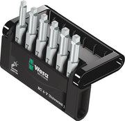 Wera Bit-Check 6 V Universal 1 05056478001 Jeu de 6 embouts à empreinte carrée (Robertson) Zone de torsion