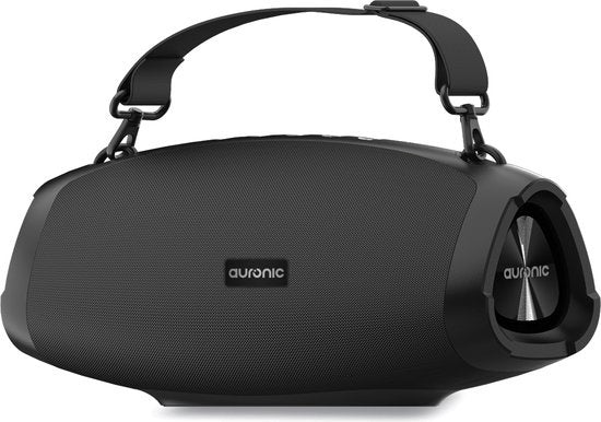 Auronic - Enceinte Bluetooth - Sans fil - Connexion USB, AUX et carte SD - Noir