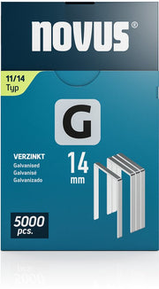 Novus Sans fil plat G 11/14 mm (5 000 pièces)