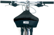 TEMPUR® - Housse de selle de vélo - Noir - 33,5 x 33 x 3 cm - Grand - Housse de selle de vélo - Confort - Mousse à mémoire de forme