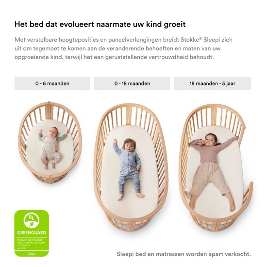 Lit bébé Stokke® Sleepi™ V3 - Hazy Grey