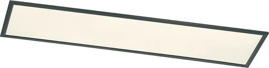Trio leuchten - Plafonnier LED - Plafonnier - 31W - Blanc chaud 3000K - Dimmable - Rectangle - Noir - Aluminium