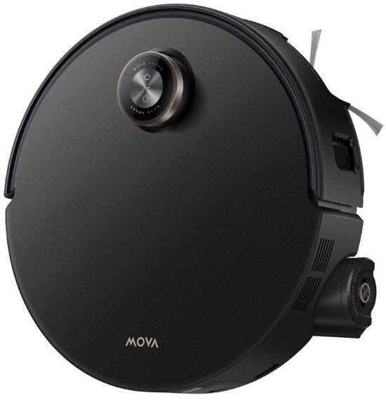 MOVA Z60 Ultra Roller Complete – Robot aspirateur avec fonction de lavage - Puissance d'aspiration de 28 000 Pa - Station d'auto-nettoyage et protection pour moquettes - Adapté aux poils d'animaux, aux sols durs et aux moquettes