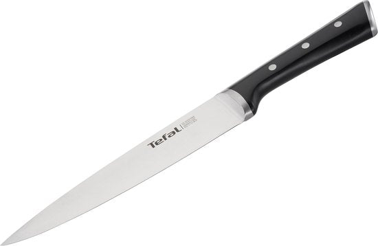 Tefal Ice Force - Couteau à steak - 11 cm - Lot de 4 - Acier inoxydable - Trempé à froid - Ergonomique