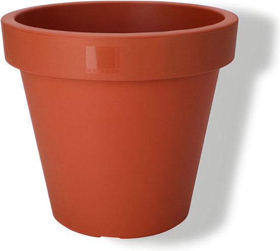 Pot de fleurs en grès rond, environ 50 cm - terra