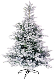 Black Box Trees Grimshaw Boom - Sapin de Noël avec effet givré - Décoration de Noël d'intérieur - Sapin artificiel à charnières - H 215 x Ø 152 cm - Vert