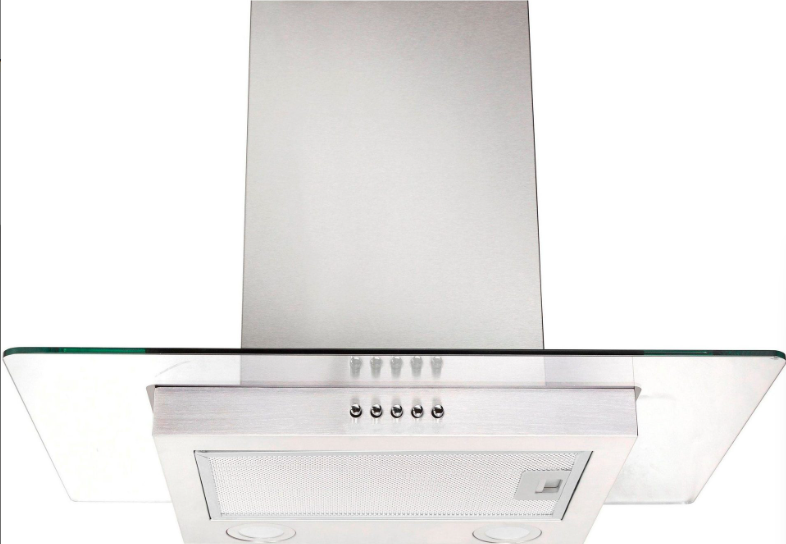 Hotte Hanseatic SY-3288B3-P1-C120-L52-600 - Gris - 60 x 40 x 82 cm - Acier inoxydable, LED, 3 vitesses