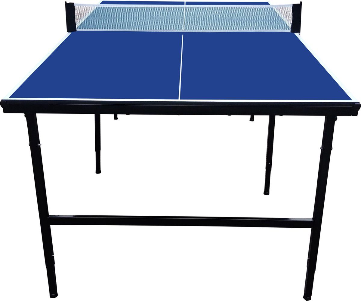 Table de ping-pong Cougar Midi 1800 - Portable et pliable - 180 x 102 x 65/76 cm - Bleu