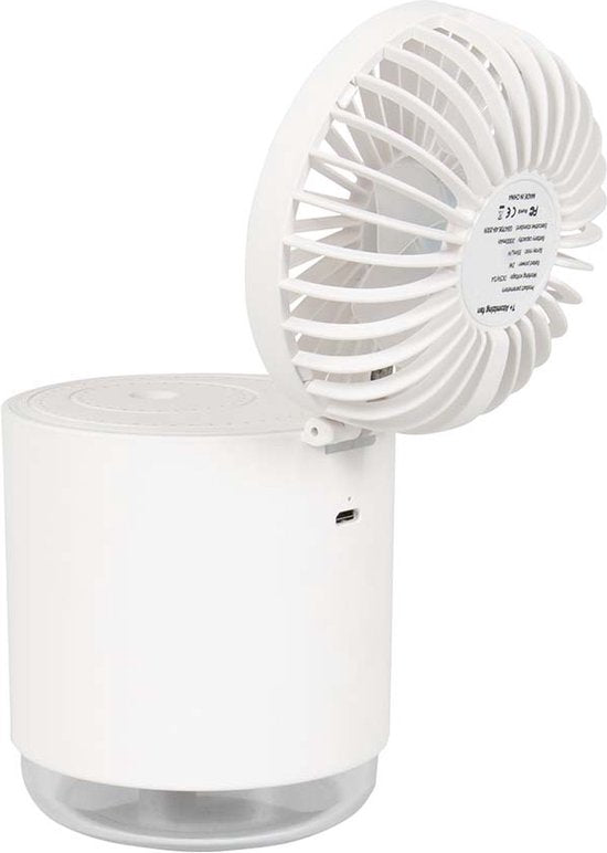 Bo-Camp - Ventilateur - Avec humidificateur - Rechargeable