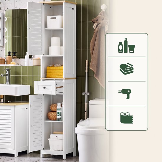 SoBuy Armoire de toilette FRG236-WN