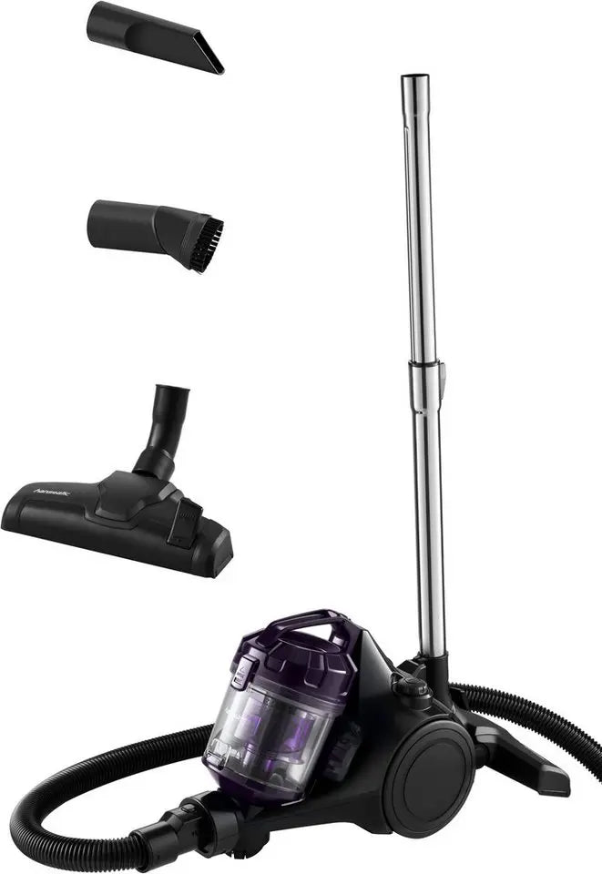 Aspirateur sans sac HANSEATIC HBLVC700BVMC – Technologie cyclonique – Filtre HEPA H12 – 2 L