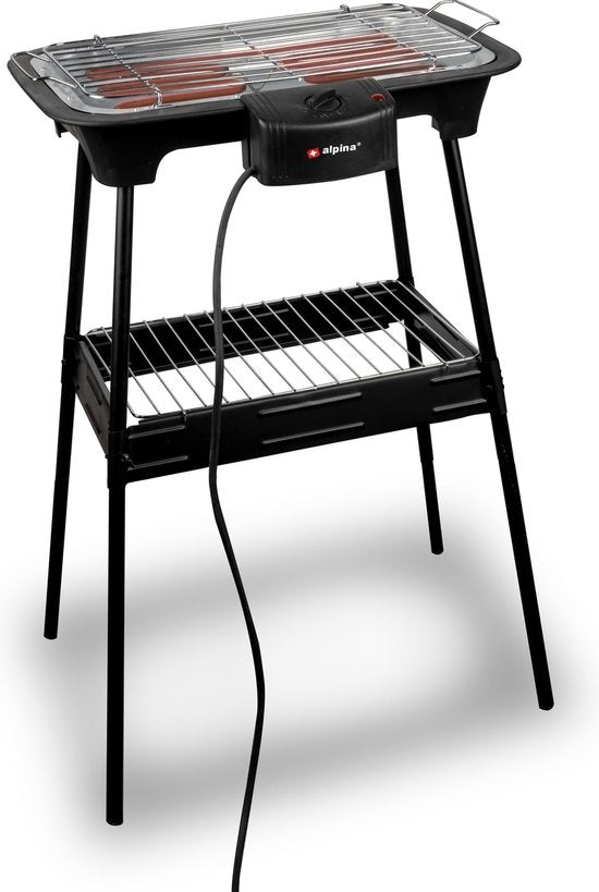 alpina BBQ - électrique - 2-en-1 - intérieur et extérieur - 2000W