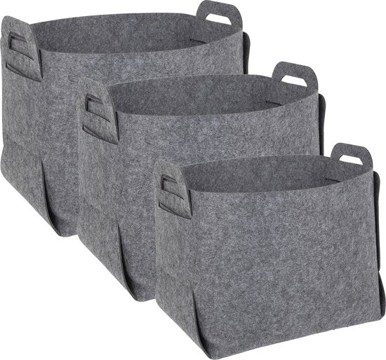 Bo-Camp - Urban Outdoor - Panier - Barnsbury - 3 pièces - 3 tailles