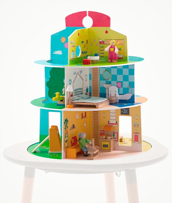Stokke® MuTable™ Scenarios House - Maison de poupées en bois