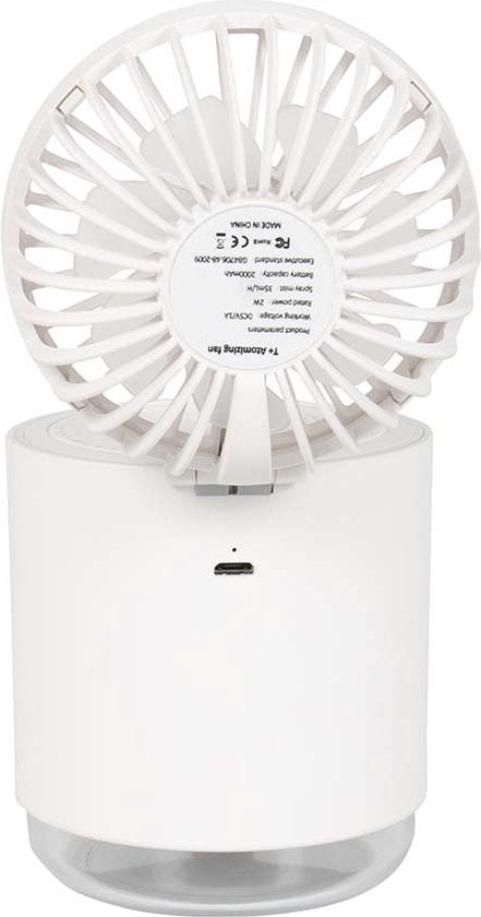 Bo-Camp - Ventilateur - Avec humidificateur - Rechargeable