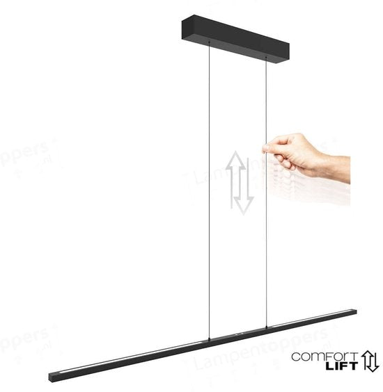 Steinhauer - lampe suspendue - Bande - noir - métal - lampe design - LED - 3995ZW