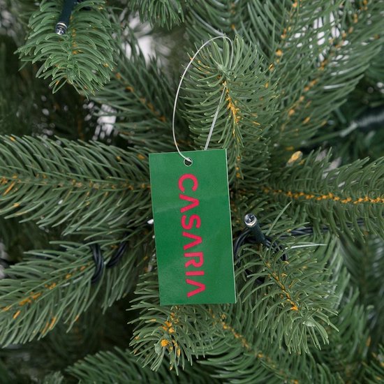 Sapin de Noël artificiel Casaria - 140cm Lumières de Noël 100 LEDS - Vert