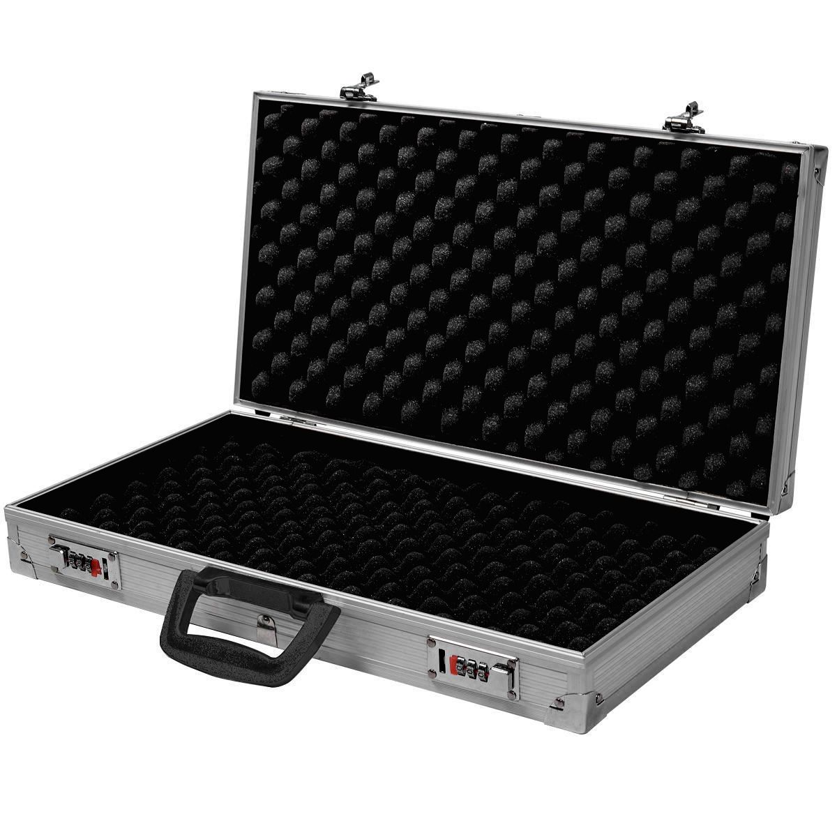 Mallette pour fusil Coast - cadre en aluminium - avec serrures à combinaison - argent 47 x 25 x 8,5 cm