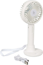 Bo-Camp - Ventilateur à main - Avec support - Rechargeable