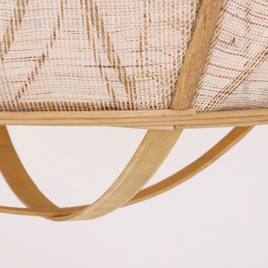Mica Decorations Lampe pendante Pella - H44 x Ø45 cm - Lin - Beige