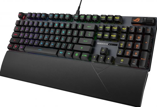ASUS ROG STRIX SCOPE II RX/RXRD - Clavier - XA12 - Filaire - USB - Noir - QWERTY