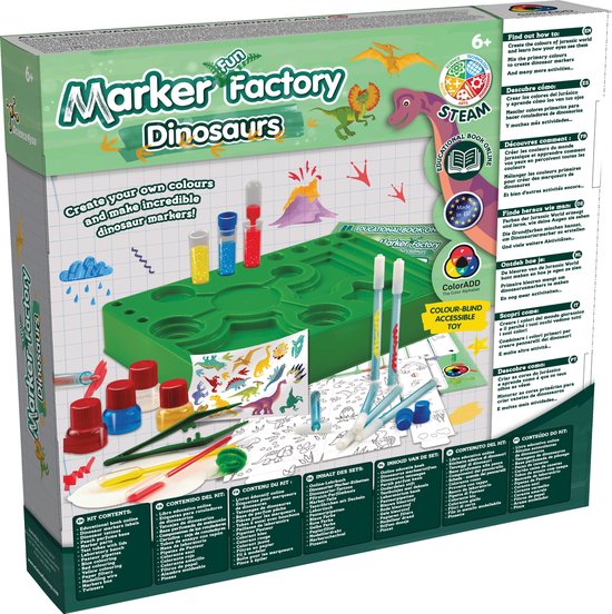 Science4you : L'usine de marqueurs « Dinosaures »