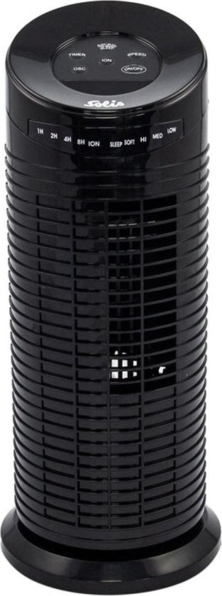 Ventilateur Solis Tower Fan 749 Ventilateur de tour - 38 cm de haut - Noir