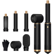 Appareil de coiffure 5-en-1 Atopskins – Sèche-cheveux, fer à friser, brosse lissante et brosse chauffante