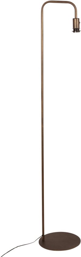 Lampadaire en bronze, hauteur 152 cm, modèle 4737BR avec douille E27, sans abat-jour - Mexlite, design métallique intemporel
