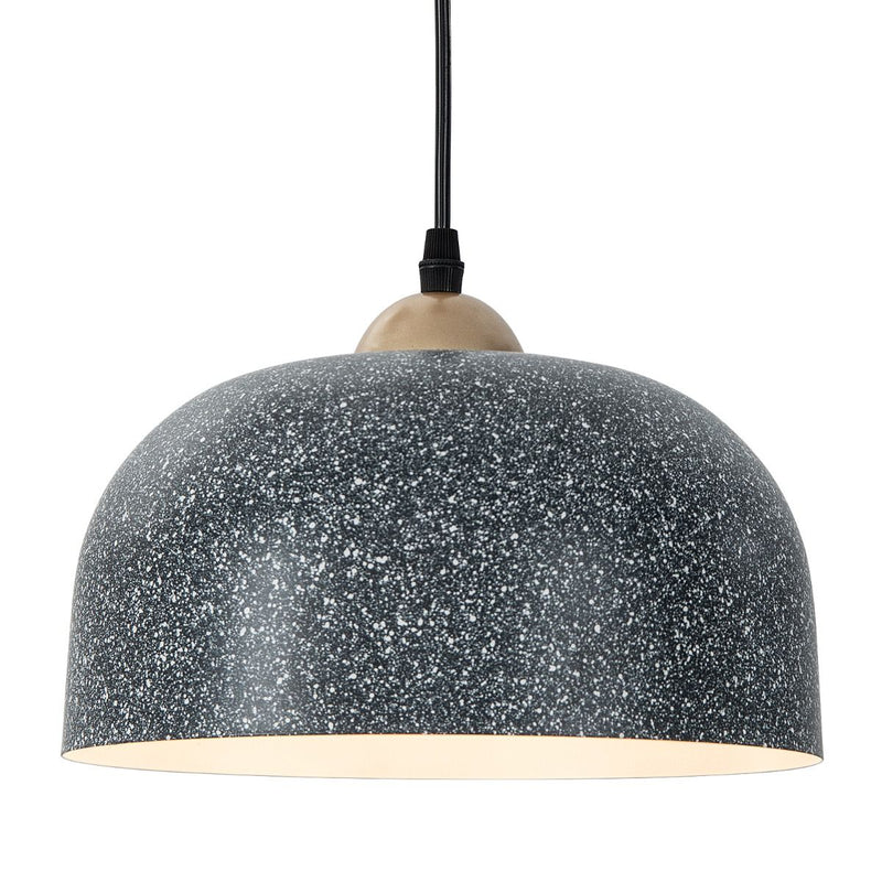 Suspension Coast - câble de suspension réglable - lustre moderne - gris - 25,5 x 118 cm