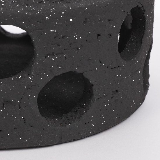 Lanterne Pietra de Mica Decorations - H 16 x Ø 25 cm - Anthracite