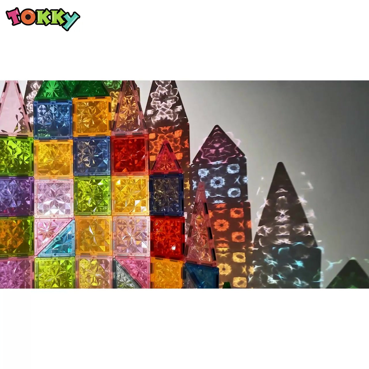 Blocs de construction magnétiques TOKKY - 100 pièces - CPL087