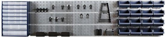 Panneau à outils Raaco - Avec commode, bacs et crochets - 42 pièces
