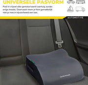 Siège enfant Dunlop gris – Rehausseur – Siège auto – Rehausseur pour voiture – Enfants – Siège auto – Rehausseur pour voiture