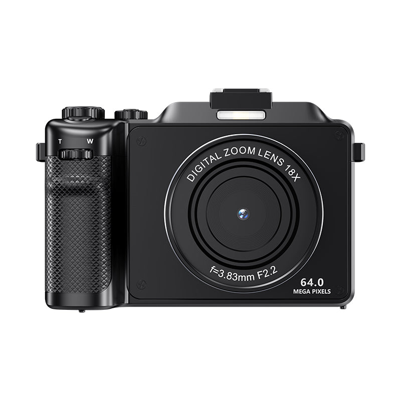 Appareil photo numérique 4K KOMERY X9 - 64 MP - noir