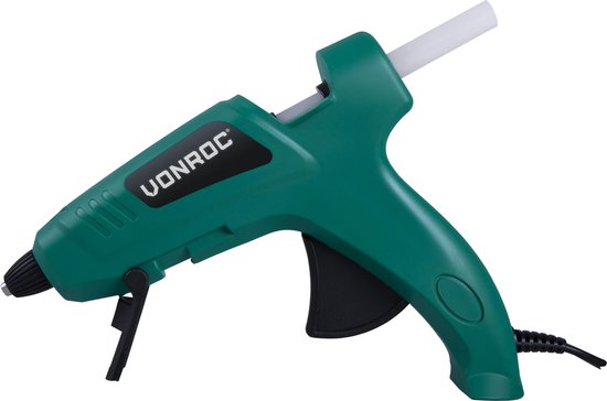 VONROC Pistolet à colle - 70W - Ø11,2MM - fonction anti-goutte - 56 cartouches de colle incluses