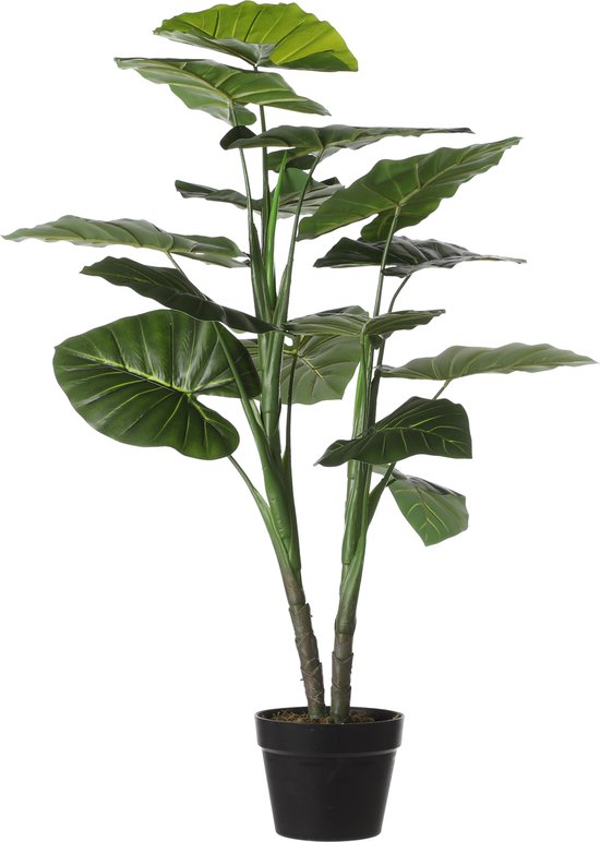 Mica Decorations Plante Artificielle Taro - H100 x Ø70 cm - Vert