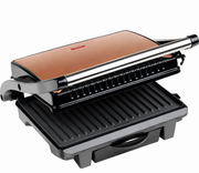 Grill de table Bestron - ASW113CO - 1 000 W - Appareil à croque-monsieur - Surface de cuisson 25 x 17 cm - Cuivre