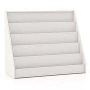 Bibliothèque pour enfants Coast - 5 étagères - bibliothèque sur pied - naturel/blanc - 91 x 38 x 76,5 cm
