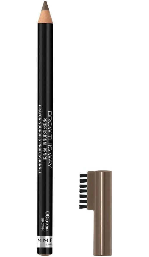 Crayon à sourcils Rimmel Brow This Way - 005 Ash Brown - 1,4 g - Pour femmes