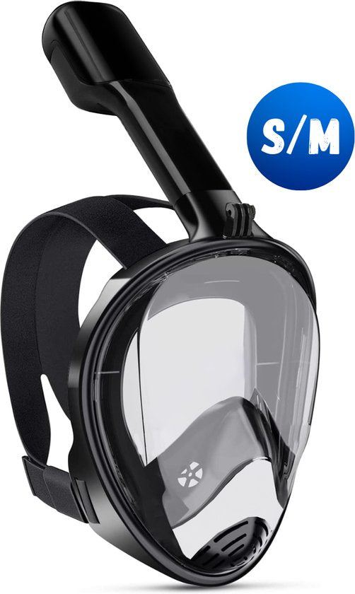 Masque de plongée Vertrex avec tuba S/M - Tuba - Masque de plongée adultes et enfants - Masque de plongée enfant - Masques de plongée avec tuba