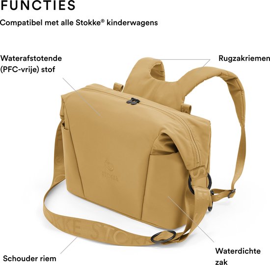 Sac à langer Stokke Xplory X, couleur Golden Yellow