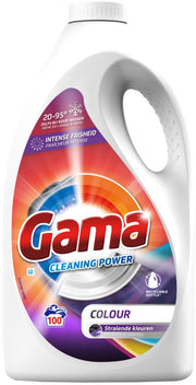 Lessive liquide Gama Colour, 100 lavages, 4,5 litres