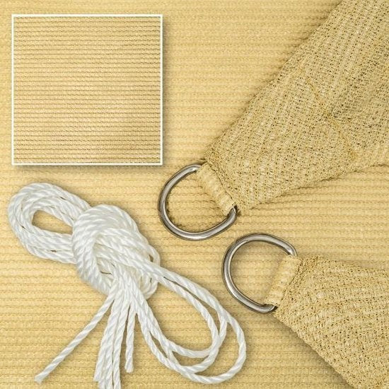 Triangle store ombre solaire 5m x 5m x 5m 401809