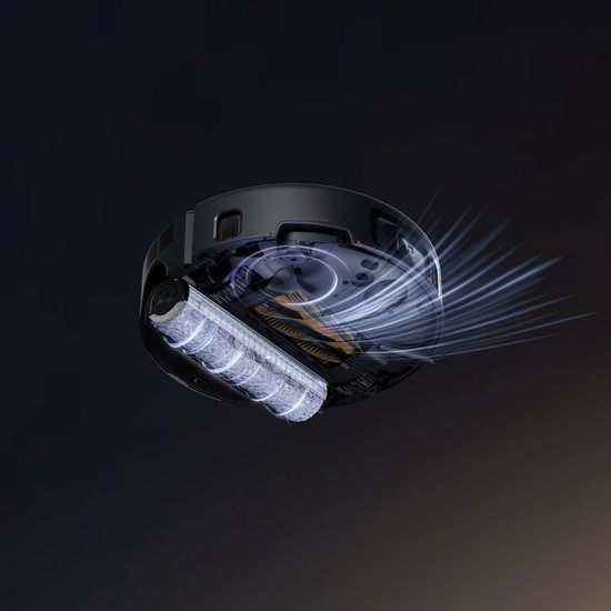 MOVA Z60 Ultra Roller Complete – Robot aspirateur avec fonction de lavage - Puissance d'aspiration de 28 000 Pa - Station d'auto-nettoyage et protection pour moquettes - Adapté aux poils d'animaux, aux sols durs et aux moquettes